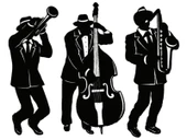 İndispensableyl Caz Müzik Temalı Sticker (Tip 3) 20 X 16 Cm thumbnail 1