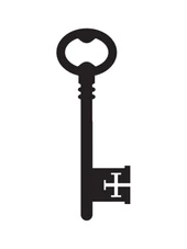 İndispensableyl Tarihi Anahtar Desen Sticker (Tip 2) 10 X 26 Cm thumbnail 1