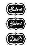 İndispensableyl Sabret Şükret Dua Et Sticker 20 X 42 Cm thumbnail 1