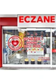 İndispensableyl 14 Şubat Sevgililer Günü Vitrin , Cam , Kapı özel yeni sticker Süsü ( Eczane Için ) thumbnail 1