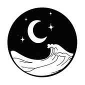 İndispensableyl Mehtap Ay Ve Yıldız Temalı Sticker 10 X 10 Cm thumbnail 1