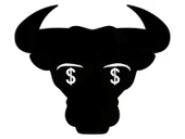 İndispensableyl Dolar Gözlü Boğa Duvar Dekor Sticker 40 X 32 Cm thumbnail 1