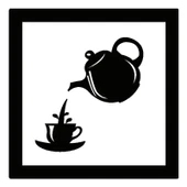 İndispensableyl Demlik Ve Fincan Temalı Duvar Dekor Sticker 40 X 40 Cm thumbnail 1