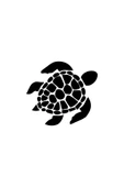İndispensableyl Kaplumbağa Caretta Duvar Dekor Sticker 40 X 36 Cm - 1