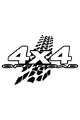 İndispensableyl Off Road 4X4 Oto Kaput Sticker 30 X 18 Cm thumbnail 3