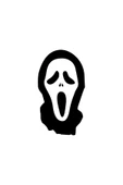 İndispensableyl Scream Duvar Dekor Sticker 40 X 72 Cm - 1