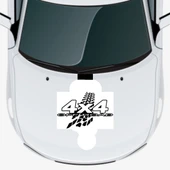 İndispensableyl Off Road 4X4 Oto Kaput Sticker 30 X 18 Cm thumbnail 1