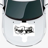 İndispensableyl Atatürk Siluetli Türkiye Haritası Oto Kaput Sticker 40 X 20 Cm thumbnail 1