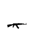 İndispensableyl Ak47 Kalaşnikof Sticker 10 X 2 Cm thumbnail 1