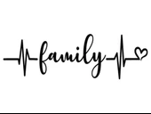 İndispensableyl Familya Duvar Dekor Sticker 40 X 12 Cm thumbnail 1