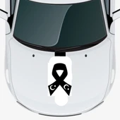 İndispensableyl Türk Bayrağı 2 Oto Kaput Sticker 24 X 40 Cm thumbnail 1