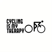 İndispensableyl Bisiklet Terapim Duvar Dekor Sticker 40 X 16 Cm thumbnail 1