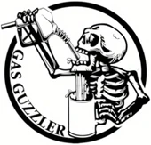 İndispensableyl Yakıt İçen İskelet Oto Kaput Sticker 52 X 50 Cm thumbnail 3