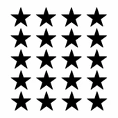 İndispensableyl Yıldızlar Duvar Dekor Sticker 40 X 40 Cm thumbnail 1