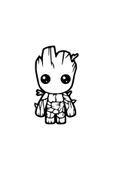 İndispensableyl Groot Sticker 30 X 54 Cm thumbnail 1