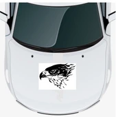 İndispensableyl Kartal Araç Ön Kaput Sticker 60 X 42 Cm - 1