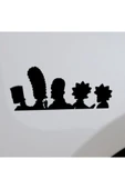 İndispensableyl Karikatür Aile Tasarım Sticker 19 X 8 Cm thumbnail 2