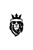 İndispensableyl Aslan Kral Sticker 20 X 32 Cm - 1