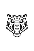 İndispensableyl Kaplan Kafası Sticker 20 X 22 Cm - 1