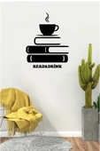 İndispensableyl Kahve Ve Kitap Köşesi Sticker 50 X 40 Cm - 2