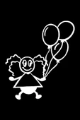 İndispensableyl Balonlu Çocuk Sticker 30 X 36 Cm thumbnail 3