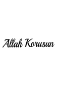 İndispensableyl Allah Korusun Sticker 10 X 2 Cm - 1