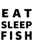İndispensableyl Eat Sleep Fısh Yazı Sticker 30 X 30 Cm thumbnail 1