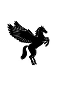 İndispensableyl Kanatlı Pegasus Sticker 20 X 20 Cm thumbnail 1