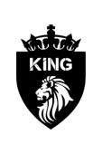İndispensableyl Aslanlı King Arma Sticker 20 X 30 Cm thumbnail 1