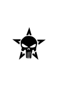 İndispensableyl Punisher Usarmy Sticker 10 X 10 Cm thumbnail 1