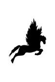 İndispensableyl Uçan Pegasus Sticker 20 X 24 Cm thumbnail 1