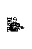 İndispensableyl Scarface Sticker 20 X 16 Cm - 1