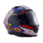 ZEUS KASK/ZS-826 PEARL BLACK BK6 BLUE S - 1