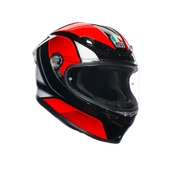 AGV KASK/K6 S MPLK HYPHEN BLK RED WHITE - 1