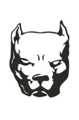 İndispensableyl Pitbull Sticker 10 X 12 Cm thumbnail 1