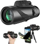 Monozone Tek Göz Dürbün HD Zoom Teleskop Tripot Telefon Kamera El Dürbünü 80x Monoküler Taşınabilir thumbnail 1