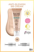 NOTE Anti-Blemish BB Cream SPF 15 Akneye Yatkın Ciltler BB Krem - 02 Light Beige - 1