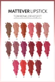 NOTE Mattever Lipstick Yarı Mat Saten Bitişli Ruj 04 Indian Curry - Nude - 3