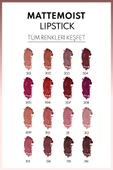 NOTE Mattemoist Lipstick Mat Bitişli Ruj 316 Coco Toffee - Kahverengi - 3
