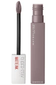 MAYBELLİNE NEW YORK Super Stay Matte Ink Unnude Likit Mat Ruj - 90 Huntress - Gri - 1