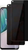 OnePlus N10 5G Uyumlu Gizlilik Filtreli Hayalet Ekran Koruyucu Cam(2 Adet) - 1