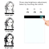 Monozone A3 LED Işıklı Çerçeve Çizim Tableti Dijital Grafik Sanat Animasyon Eskiz Çizim Kopyalama - 4