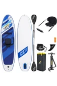 BESTWAY 65350 Oceana Şişme Kano Sörf Tahtası-çantalı Set Kürek Ve Pompa Dahil 305x84x12 - 1