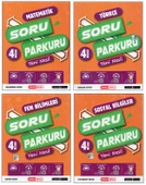 KIRMIZI BEYAZ 4. SINIF SORU PARKURU SET (4 KİTAP) - 1