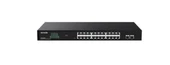 Tenda TEG2226F 24 Port 10-100-1000 + 2 Port SFP Switch Cloud Yönetilebilir Çelik Kasa Switch - 2