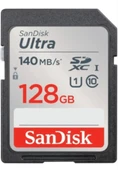 Sandisk Ultra 128gb 140mb/s Sdhc/sdxc Class 10 Uhs-ı Hafıza Kartı Sdsdunb-128g-gn6ın KUTUSU AÇIK SIFIR - 1