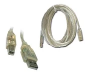 S-link SL-U2003 3mt 2.0 Usb Şeffaf Yazıcı Kablosu - 2