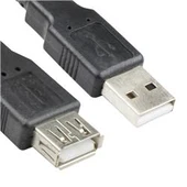 Vcom CU202-B-3.0 Siyah 3.0MT Usb 2.0 Uzatma Kablosu - 3