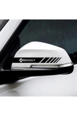 İndispensableyl Renault Logo ve Yazılı Ayna Sticker Etiket Modeli thumbnail 1