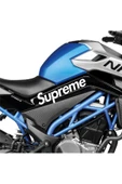 İndispensableyl CFMOTO 250 NK Supreme Orta Şase Tasarım Motosiklet Sticker Etiket Modeli Beyaz thumbnail 1